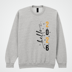 Hello 2026 – Unisex Sweatshirt fürs Neujahr (OEKO-TEX®)