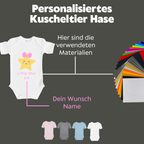 Little Star Baby Body mit Wunschname – Bio Baumwolle