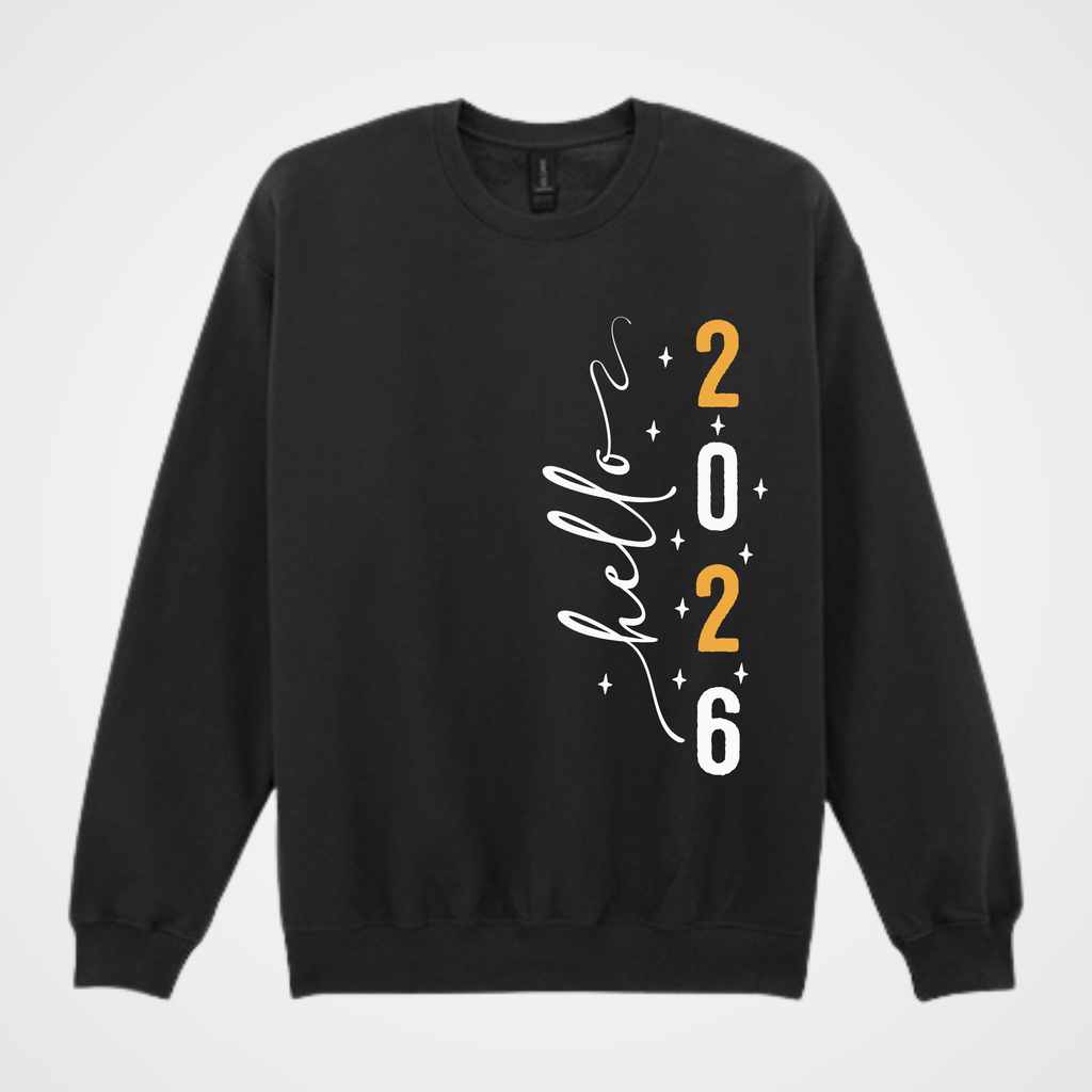 Hello 2026 – Unisex Sweatshirt fürs Neujahr (OEKO-TEX®)