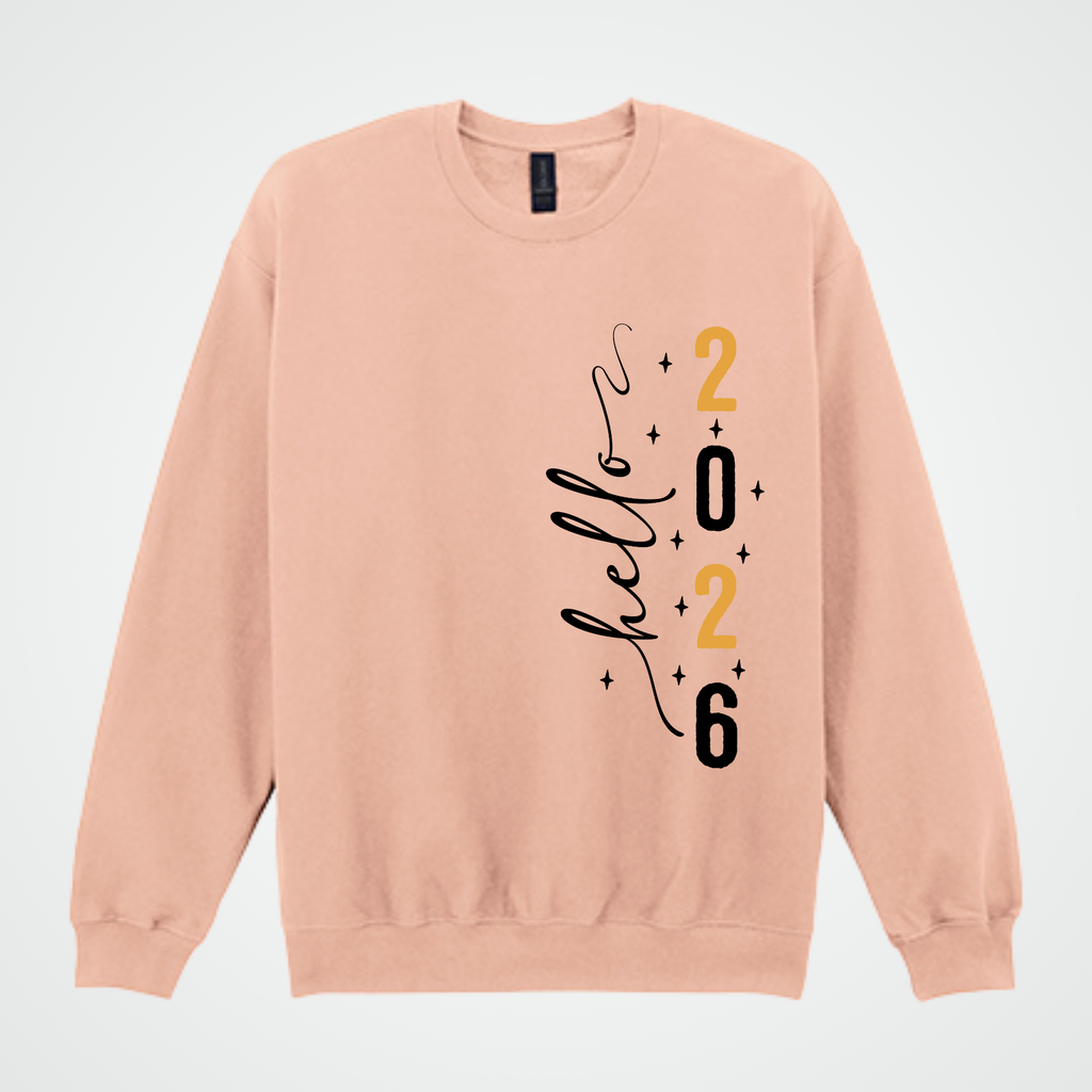 Hello 2026 – Unisex Sweatshirt fürs Neujahr (OEKO-TEX®)
