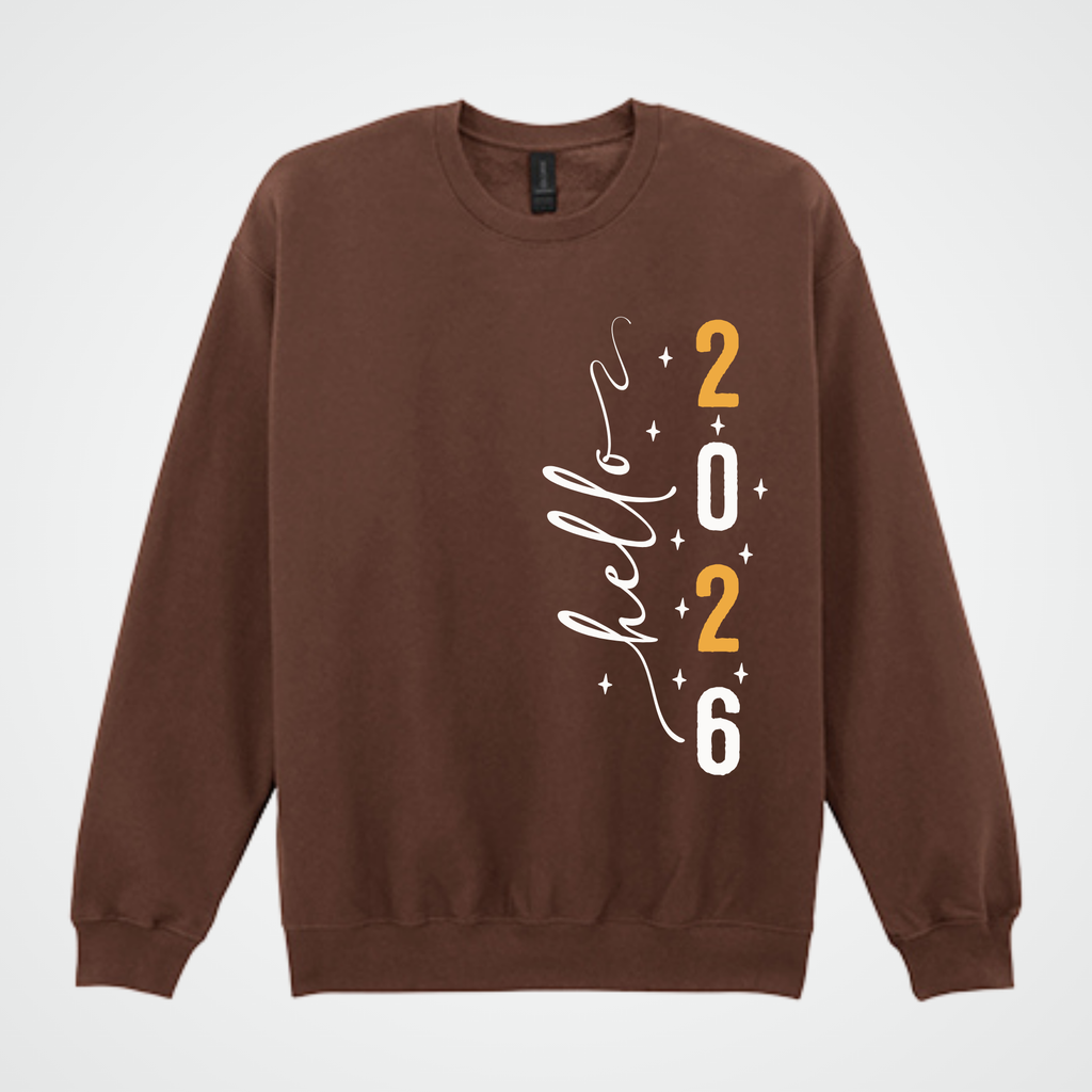Hello 2026 – Unisex Sweatshirt fürs Neujahr (OEKO-TEX®)