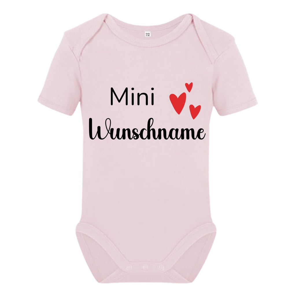 Personalisierter Baby Body mit Namen – Bio-Baumwolle Kurzarm Strampler für Jungen & Mädchen, Geschenk zur Geburt & Taufe, Unisex, kurzarm & langarm Weihnacht