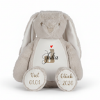 Zippie Bunny mit Wunschname – Personalisiertes Baby Geschenk