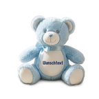 Personalisiertes Kuscheltier Teddybär mit Wunschtext – Rosa – Geschenk zur Geburt, Babyparty & Taufe – EN71 Geprüftes Plüschtier ab 0 Monaten