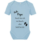 Baby Body – Schwangerschaftsverkündung Strampler – Mama, Papa, Oma & Opa- sprüchen – Kurzarm bio Baumwolle Unisex - Geschenk zur Geburt & Baby Ankündigung neugeborene Geschenk (50-56)