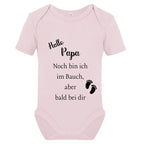 Baby Body – Schwangerschaftsverkündung Strampler – Mama, Papa, Oma & Opa- sprüchen – Kurzarm bio Baumwolle Unisex - Geschenk zur Geburt & Baby Ankündigung neugeborene Geschenk (50-56)