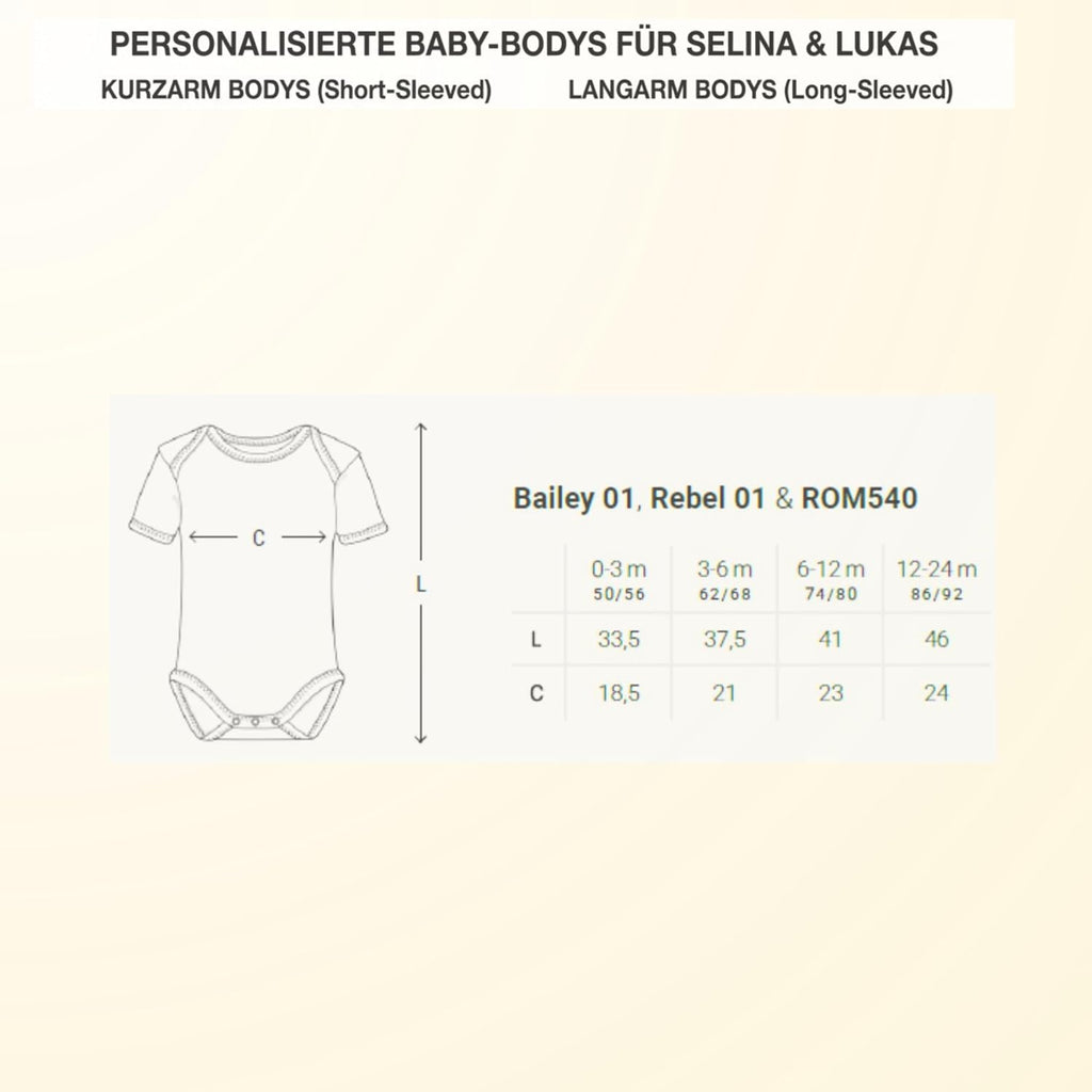 Baby Body personalisiert mit Name – Boho Regenbogen – Schwangerschaft& Baby Ankündigung–Geschenk zur Geburt,Folienveredelung ohne Tinte