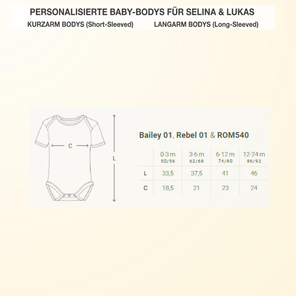 Baby Body personalisiert mit Name – Boho Regenbogen – Schwangerschaft& Baby Ankündigung–Geschenk zur Geburt,Folienveredelung ohne Tinte