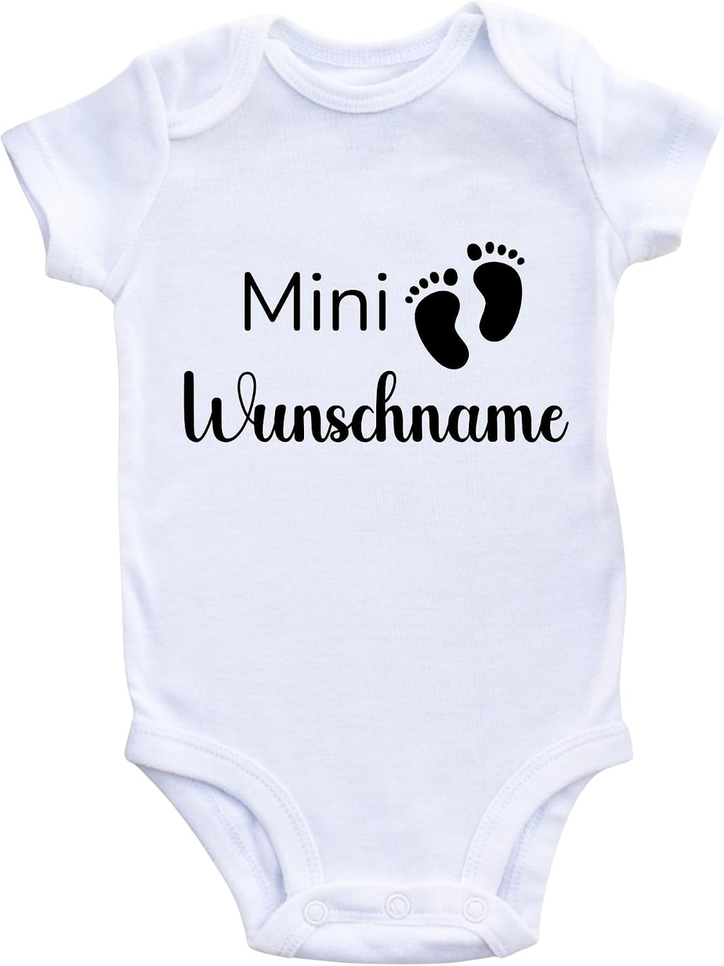 Personalisierter Baby Body mit Namen – Bio-Baumwolle Kurzarm Strampler für Jungen & Mädchen, Geschenk zur Geburt & Taufe, Unisex, kurzarm & langarm Weihnacht