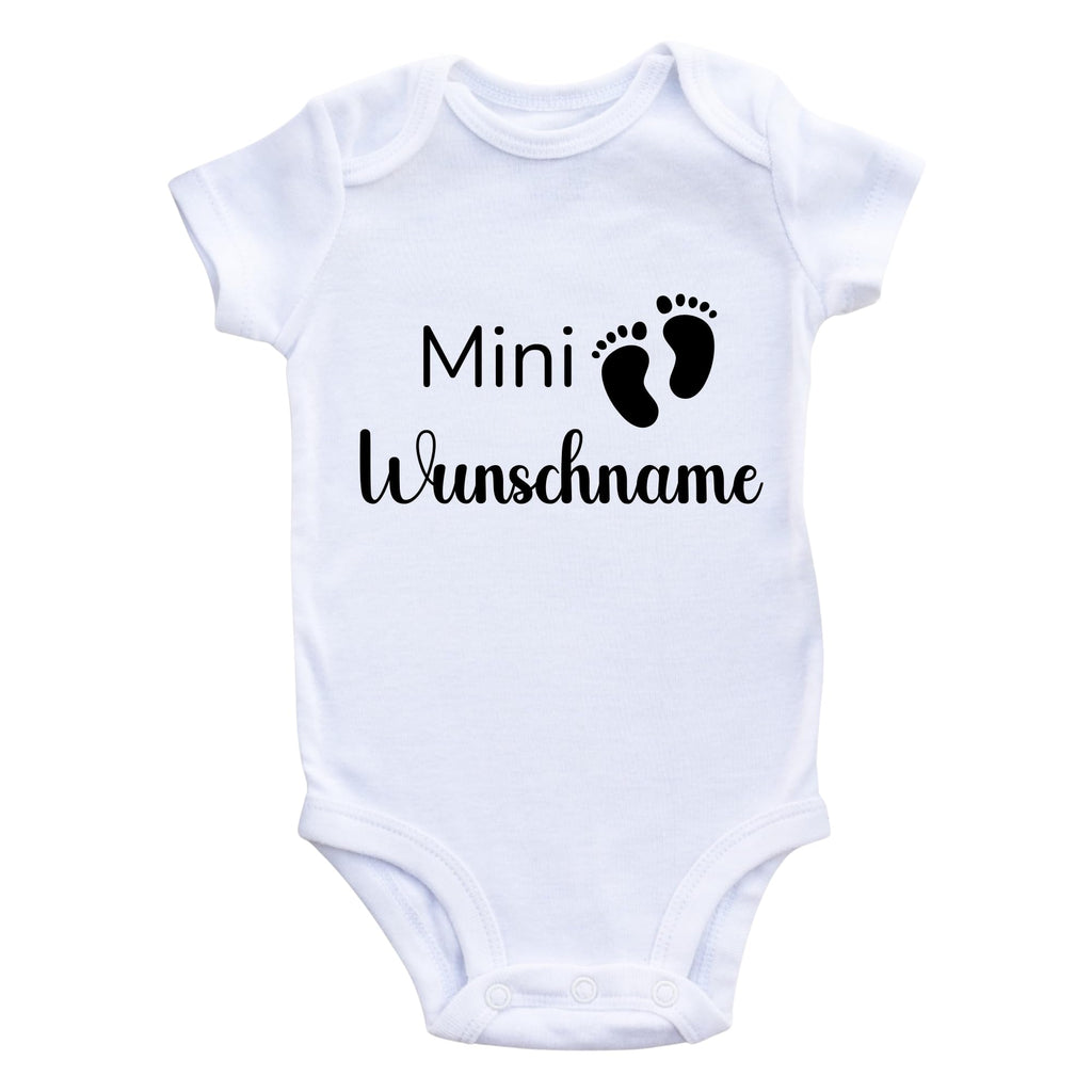 Personalisierter Baby Body mit Namen – Bio-Baumwolle Kurzarm Strampler für Jungen & Mädchen, Geschenk zur Geburt & Taufe, Unisex, kurzarm & langarm Weihnacht