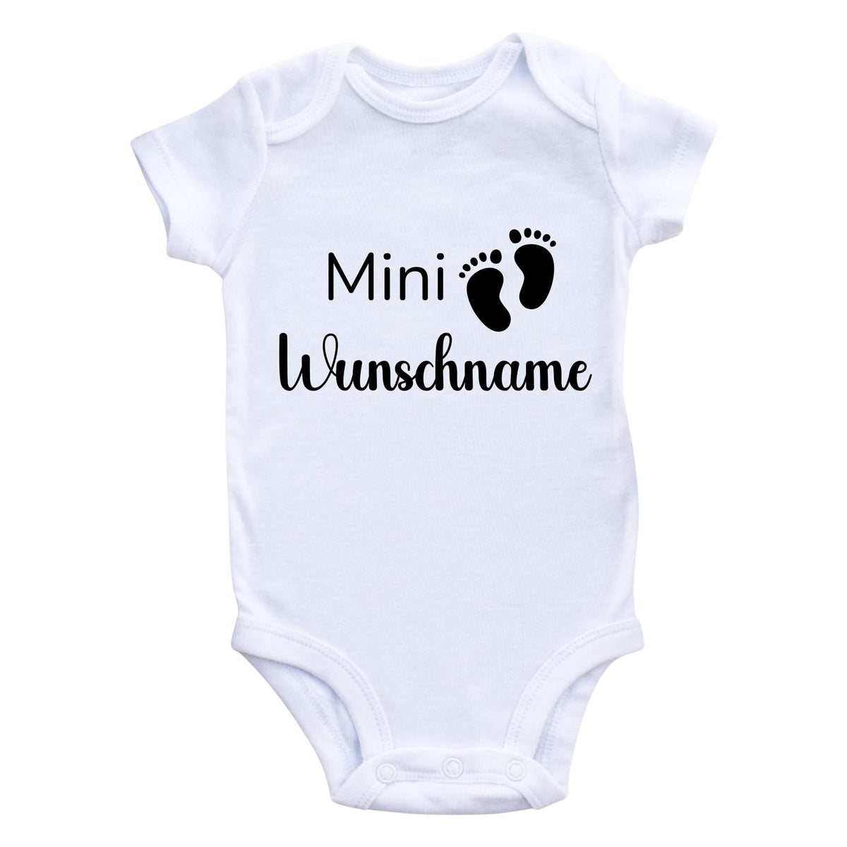 Personalisierter Baby Body mit Namen – Bio-Baumwolle Kurzarm Strampler für Jungen & Mädchen, Geschenk zur Geburt & Taufe, Unisex, kurzarm & langarm Weihnacht