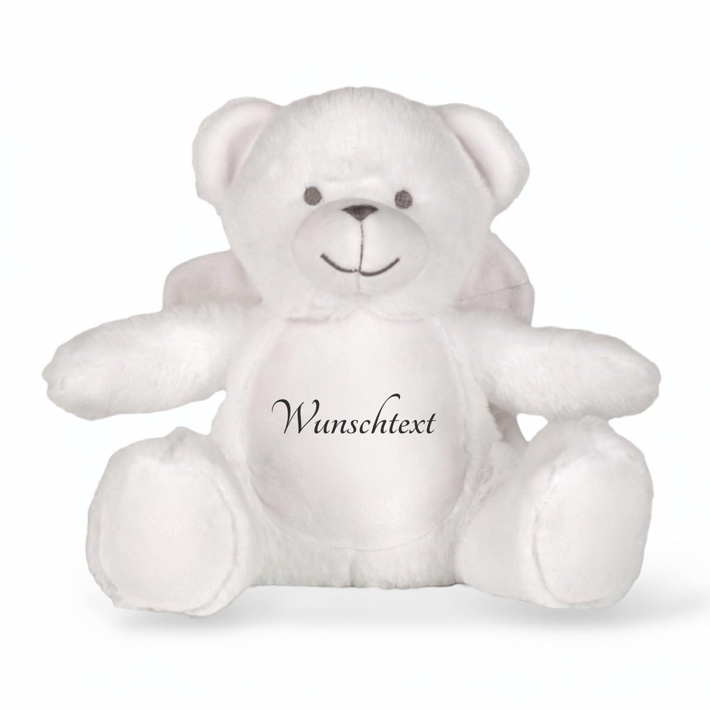 Personalisiertes Kuscheltier Teddybär mit Wunschtext – Rosa – Geschenk zur Geburt, Babyparty & Taufe – EN71 Geprüftes Plüschtier ab 0 Monaten