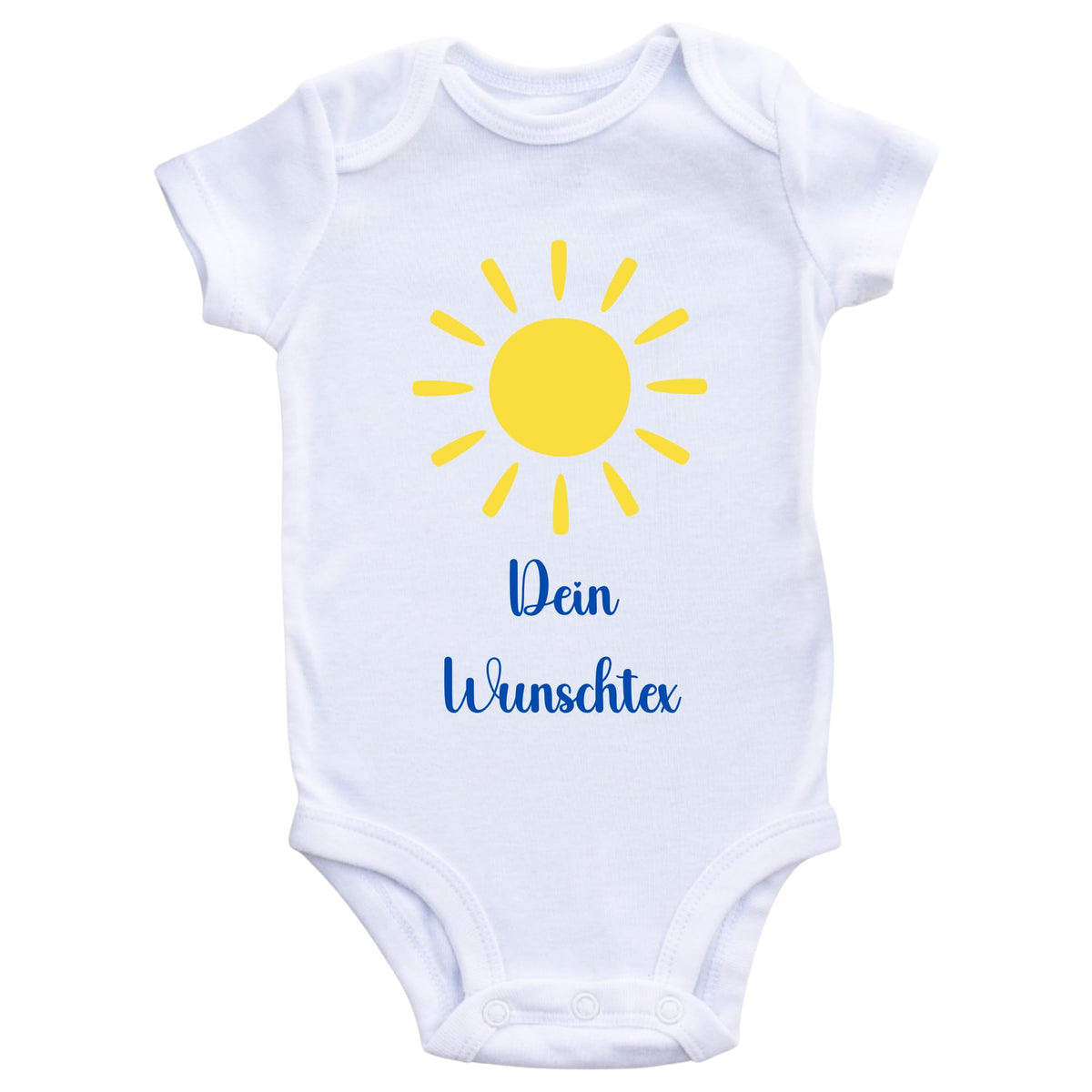 Personalisierter Baby Body mit Name Kurzarm – 100% Bio-Baumwolle OEKO-TEX – Boho Regenbogen Schwangerschaftsverkündung & Geschenk zur Geburt – Veredelt in Deutschland