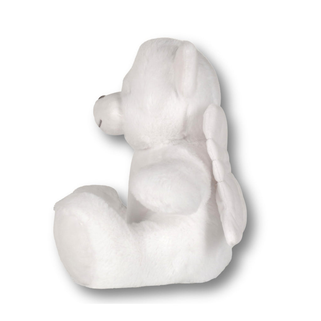 Personalisiertes Kuscheltier Teddybär mit Wunschtext – Rosa – Geschenk zur Geburt, Babyparty & Taufe – EN71 Geprüftes Plüschtier ab 0 Monaten