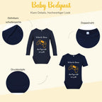 Baby Body Strampler, „Papa zockt“ – Personalisiertes Geschenk zur Geburt & Babyparty – Gamer-Geschenk für Neugeborene, 100% Baumwolle, Kurzarm,langarm