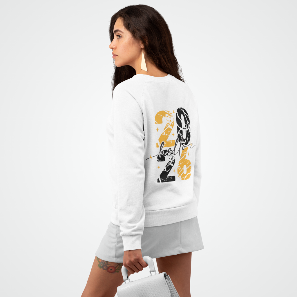 Hello 2026 – Unisex Sweatshirt fürs Neujahr (OEKO-TEX®)