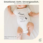 Baby Body – Schwangerschaftsverkündung Strampler – Mama, Papa, Oma & Opa- sprüchen – Kurzarm bio Baumwolle Unisex - Geschenk zur Geburt & Baby Ankündigung neugeborene Geschenk (50-56)