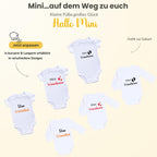 Personalisierter Baby Body mit Namen – Bio-Baumwolle Kurzarm Strampler für Jungen & Mädchen, Geschenk zur Geburt & Taufe, Unisex, kurzarm & langarm Weihnacht