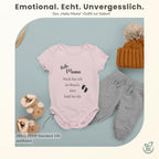 Baby Body – Schwangerschaftsverkündung Strampler – Mama, Papa, Oma & Opa- sprüchen – Kurzarm bio Baumwolle Unisex - Geschenk zur Geburt & Baby Ankündigung neugeborene Geschenk (50-56)
