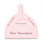 Baby mütze mit Namen Personalisiert babymütze – Knotenmütze für Neugeborene (0–9 Monate / 19 cm) aus Bio-Baumwolle| Geschenk zur Geburt | Für Mädchen & Jungen