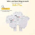 Baby Strampler Body Du wirst Oma & Mein erster Winter | Schwangerschaft verkünden Geschenk Großeltern | Bio-Baumwolle (Kurzarm, Langarm, Strampler)