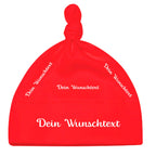 Baby mütze mit Namen Personalisiert babymütze – Knotenmütze für Neugeborene (0–9 Monate / 19 cm) aus Bio-Baumwolle| Geschenk zur Geburt | Für Mädchen & Jungen