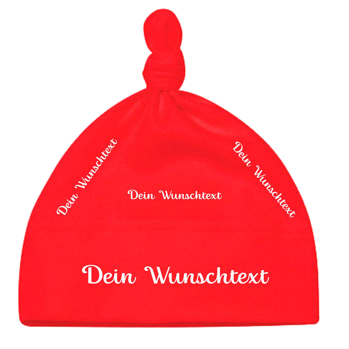 Baby mütze mit Namen Personalisiert babymütze – Knotenmütze für Neugeborene (0–9 Monate / 19 cm) aus Bio-Baumwolle| Geschenk zur Geburt | Für Mädchen & Jungen