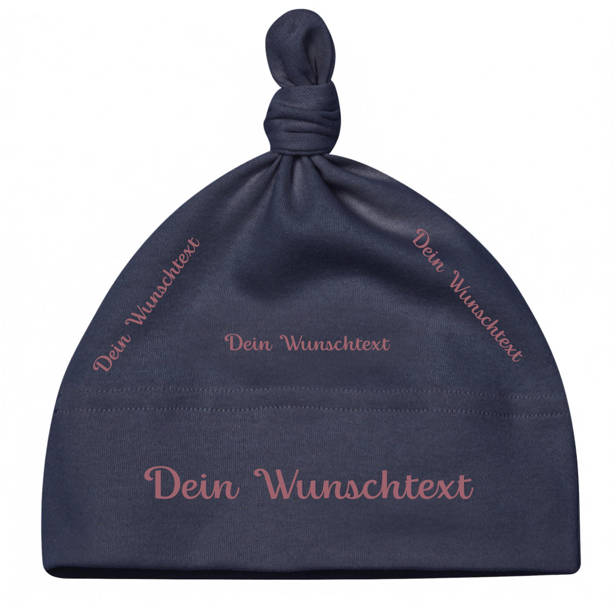 Baby mütze mit Namen Personalisiert babymütze – Knotenmütze für Neugeborene (0–9 Monate / 19 cm) aus Bio-Baumwolle| Geschenk zur Geburt | Für Mädchen & Jungen