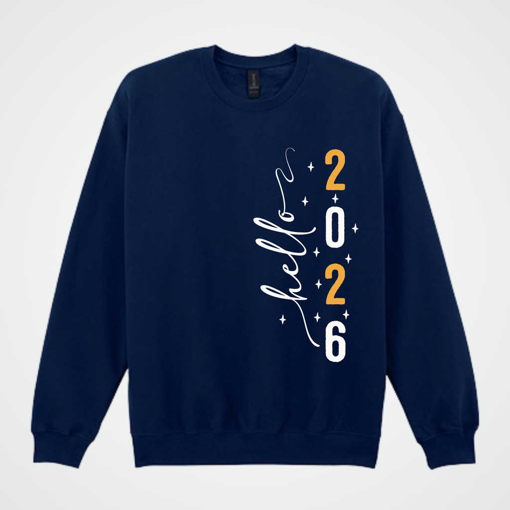 Hello 2026 – Unisex Sweatshirt fürs Neujahr (OEKO-TEX®)