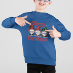 Merry Christmas Gnomes – Kinder Crewneck Sweatshirt (Warm & Cozy)