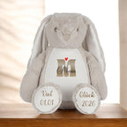 Zippie Bunny mit Wunschname – Personalisiertes Baby Geschenk