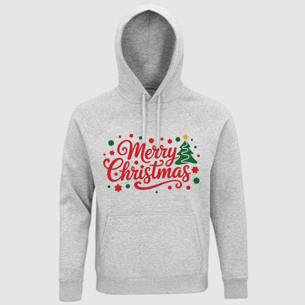 Weihnachtsbaum – Unisex Hoodie - Bio Baumwolle (HTV Print)