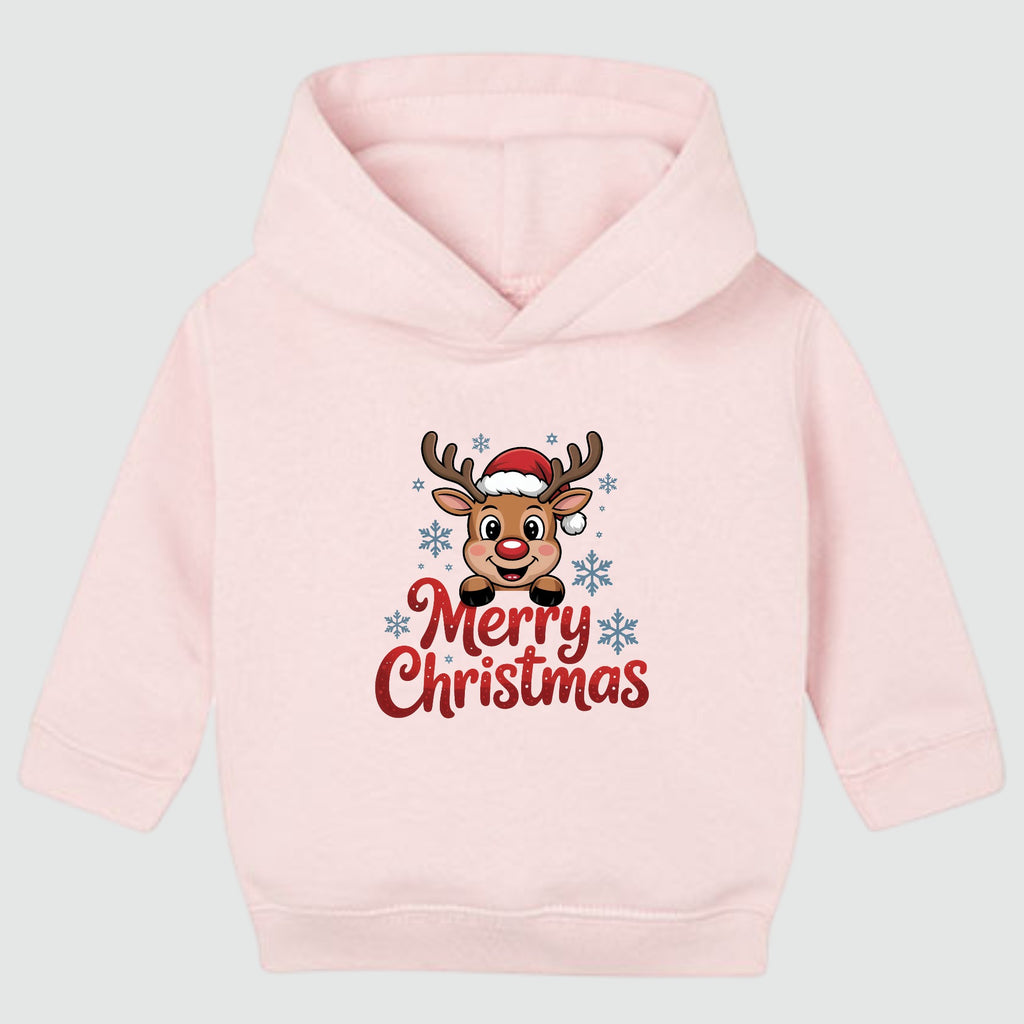 Baby Weihnachts-Hoodie mit Rentier – Bio Baumwolle