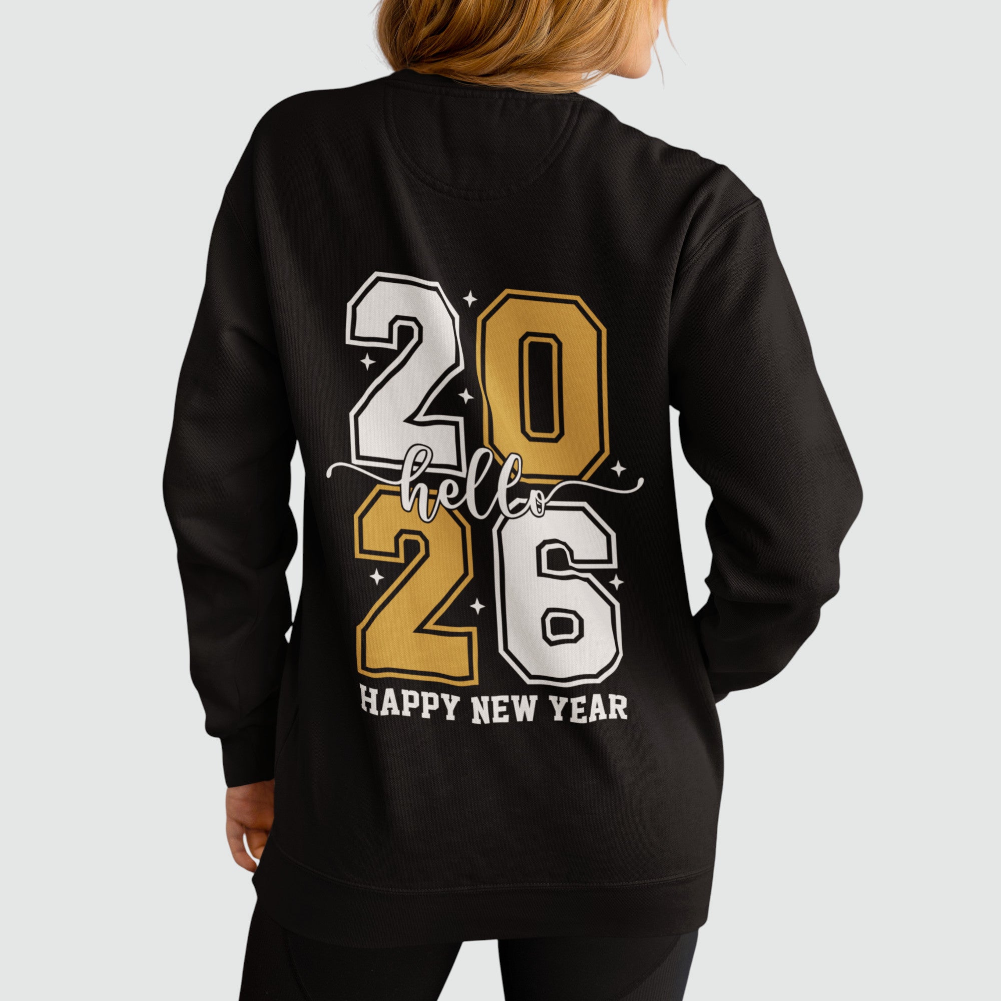 Hello 2026 Bio Sweatshirt für Damen